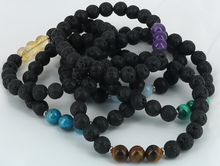 Charger l'image dans la galerie, Bracelet Homme en Pierre de Lave – Bijou Énergétique et Élégant