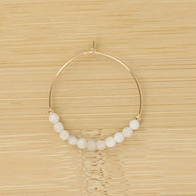 Charger l'image dans la galerie, Boucles d'oreilles Mila Pierre de Lune – vue 4