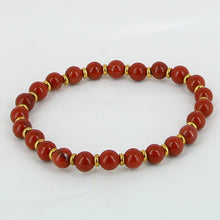 Charger l'image dans la galerie, Bracelet Jaspe Rouge separateur