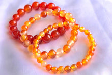 Charger l'image dans la galerie, trois BRACELET CORNALINE - Courage / Créativité