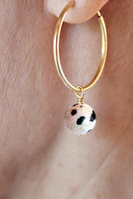 Charger l'image dans la galerie, Boucles d'oreilles Chloé JASPE DALMATIEN - Protection / Bonheur