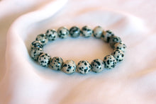Charger l'image dans la galerie, BRACELET JASPE DALMATIEN - Protection / Bonheur