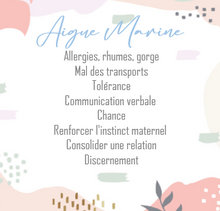 Charger l'image dans la galerie, Bienfaits Aigue Marine