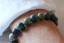Charger l'image dans la galerie, Bracelet Agate Indienne – Harmonie Stabilite Interieure porter