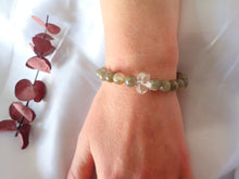 Charger l'image dans la galerie, Bracelet Labradorite et Cristal de Roche - Lithothérapie, Protection et Intuition