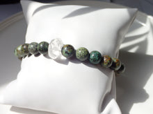 Charger l'image dans la galerie, Bracelet Turquoise et Cristal de Roche Protection et Équilibre