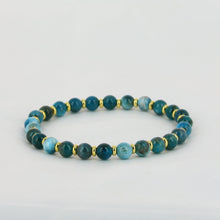 Charger l'image dans la galerie, apatite bracelet 6mm separateurs