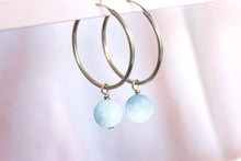 Charger l'image dans la galerie, Boucles d'oreilles Chloé AIGUE MARINE - Clarté / Communication