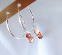 Charger l'image dans la galerie, Boucles d'oreilles Léa - Pierre de Soleil