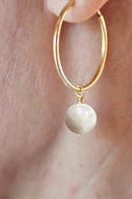 Charger l'image dans la galerie, Boucles d'oreilles Chloé PIERRE DE LUNE - Harmonie/ Amour