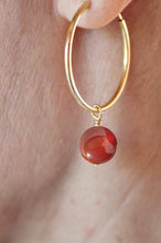 Charger l'image dans la galerie, Boucles d'oreilles Chloé Cornaline – vue 3