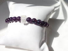 Charger l'image dans la galerie, Bracelet Améthyste et Cristal de Roche - Lithothérapie, Sérénité et Équilibre Mademoiselle Moana