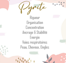 Charger l'image dans la galerie, COLLIER PYRITE - Dynamisme / Clarté