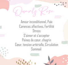 Charger l'image dans la galerie, PENDENTIF QUARTZ ROSE - Amour / Sérénité