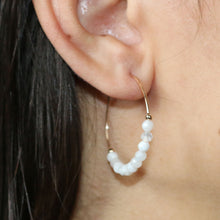 Charger l'image dans la galerie, Boucles d'oreilles Mila Pierre de Lune – Mademoiselle Moana
