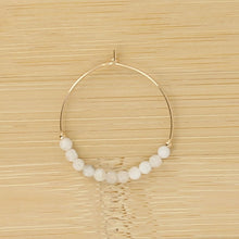 Charger l&#39;image dans la galerie, Boucles d&#39;oreilles Mila PIERRE DE LUNE
