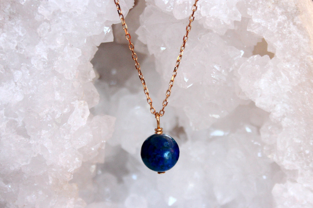 COLLIER LAPIS LAZULI - Communication / Amitié