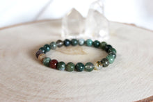 Charger l&#39;image dans la galerie, Bracelet Agate Indienne – Harmonie Stabilite Interieure Mademoiselle Moana
