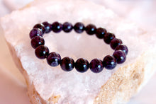 Charger l&#39;image dans la galerie, Bracelet Amethyste Serenite equilibre Spirituel sur geode
