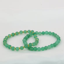 Charger l&#39;image dans la galerie, Deux Bracelets Aventurine 6mm – Chance Harmonie Intérieure
