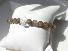Charger l&#39;image dans la galerie, Bracelet Labradorite et Cristal de Roche - Lithothérapie, Protection et Intuition
