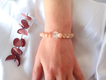 Charger l&#39;image dans la galerie, Bracelet Pierre de Soleil et Cristal de Roche energie Positive
