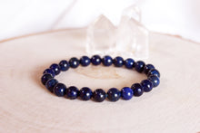 Charger l&#39;image dans la galerie, Bracelet lapis lazuli 3eme oeil
