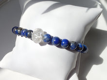 Charger l&#39;image dans la galerie, BRACELET QUARTZ &amp; LAPIS LAZULI - Communication / Amitié
