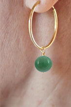 Charger l'image dans la galerie, Boucles d'oreilles Chloé Aventurine – vue 3
