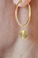 Charger l'image dans la galerie, Boucles d'oreilles Chloé Citrine – vue 3
