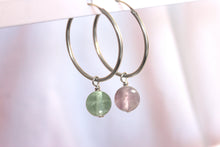 Charger l'image dans la galerie, Boucles d'oreilles Chloé Fluorite – vue 2
