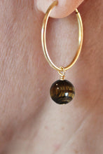 Charger l'image dans la galerie, Boucles d'oreilles Chloé Oeil de Tigre – vue 3
