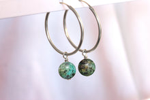 Charger l'image dans la galerie, Boucles d'oreilles Chloé Turquoise Africaine – vue 2
