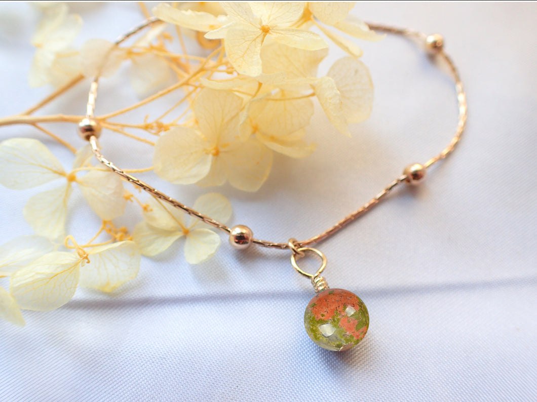 Bracelet Chloé - Unakite