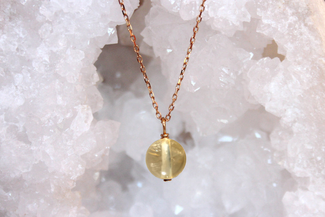 COLLIER CITRINE - Joie / Bonheur