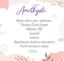 Charger l&#39;image dans la galerie, les vertus de l amethyste apaise colere aurs angoisses
