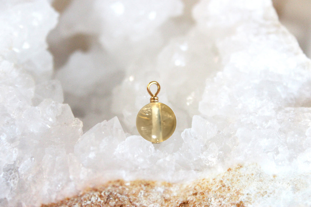 PENDENTIF CITRINE - Joie / Bonheur