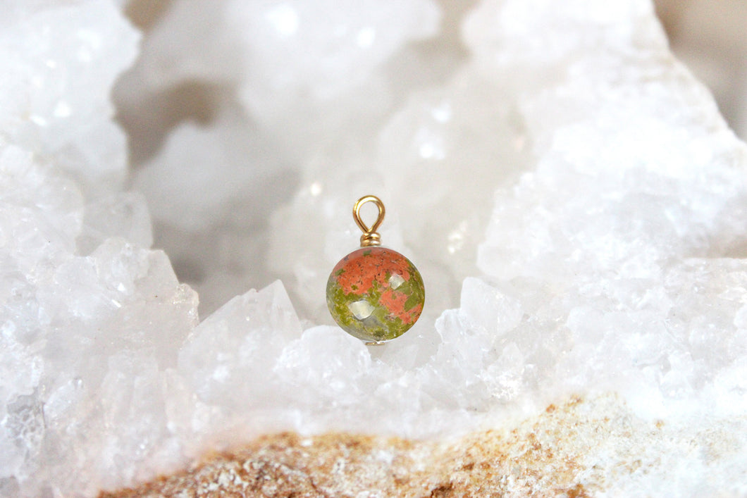 PENDENTIF UNAKITE - Equilibre / Amour